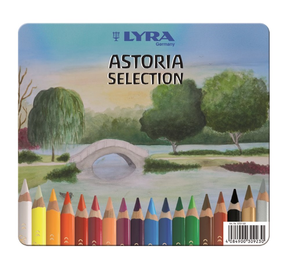 Astoria selectie (blik 18st) Lyra Super ferby kleurpotloden - Lyra-potloden