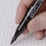 permanente merkstift met fijne 1 mm punt in 3 kleuren beschikbaar