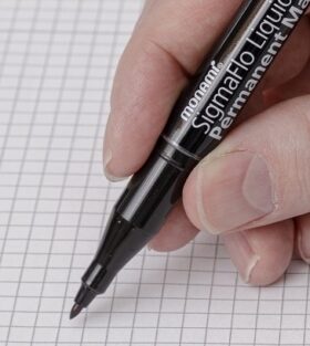 permanente merkstift met fijne 1 mm punt in 3 kleuren beschikbaar