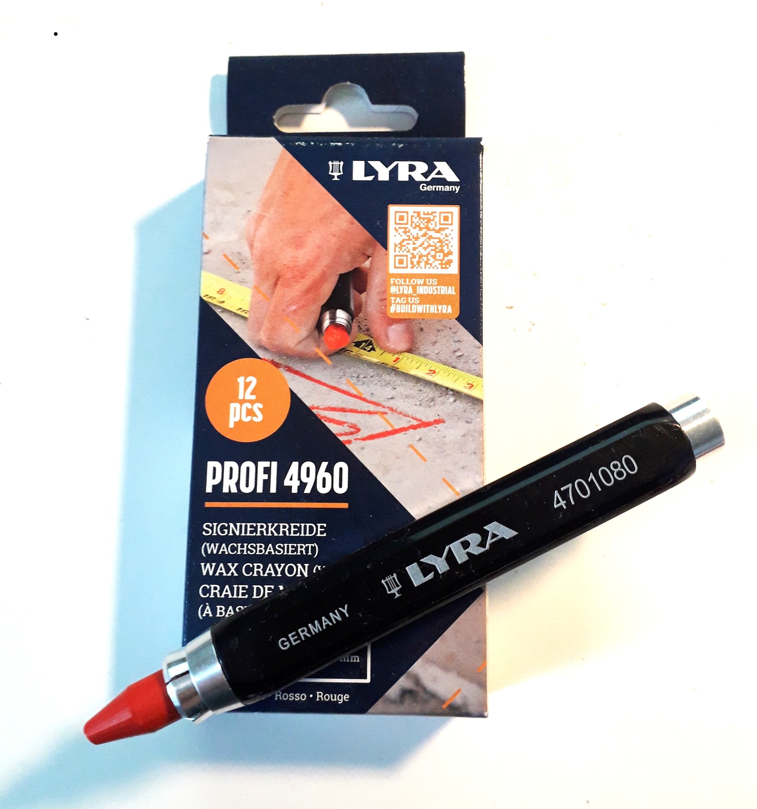 lyra 4960 wax krijt / vet krijt diameter 8,5 mm